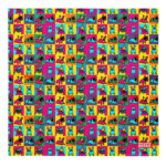 French Bulldog Bandana - Electric Pop - Image 4