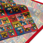 English Bulldog Bandana - Pop Faces - Image 2