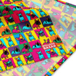 French Bulldog Bandana - Electric Pop - Image 2