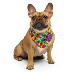French Bulldog Bandana - Electric Pop
