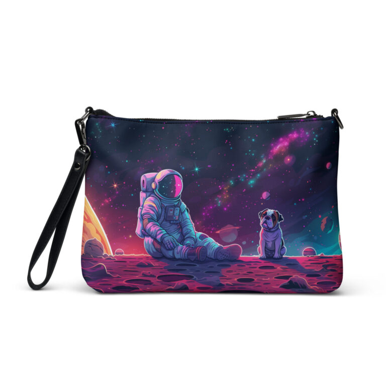 english bulldog crossbody bag - another world