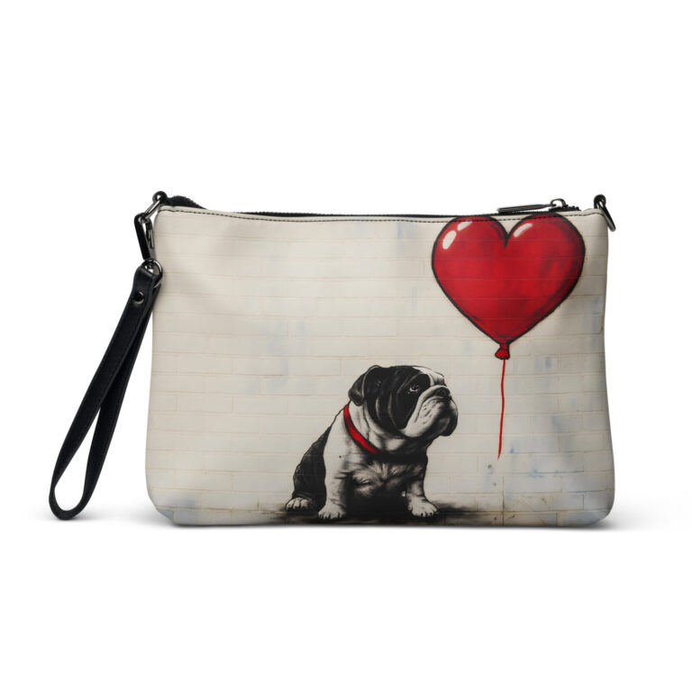english bulldog crossbody bag - bullksy