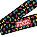 French Bulldog Headband - Neon Frenchies