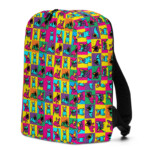 French Bulldog Backpack - Electric Pop - Image 4