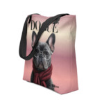 French Bulldog Tote Bag - DOGUE Blue Edition - Image 5