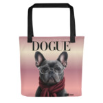 French Bulldog Tote Bag - DOGUE Blue Edition - Image 2
