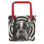 French Bulldog Tote Bag - Hypnotic - Image 2