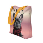 French Bulldog Tote Bag - DOGUE Blue Edition - Image 6