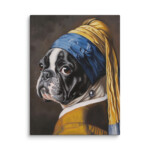 French Bulldog Canvas - Pearl Earring - Image 22