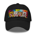 English Bulldog Dad Hat - Britto - Black