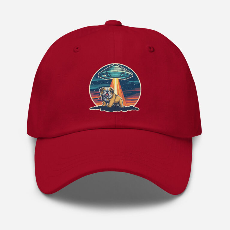 english bulldog dad hat - round 22