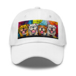 English Bulldog Dad Hat - Britto - White