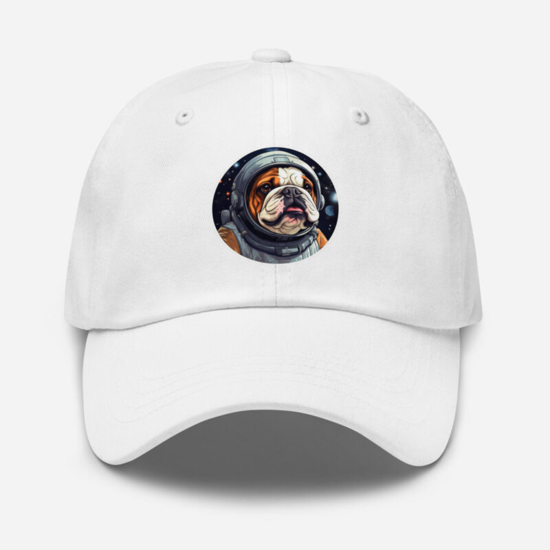 english bulldog dad hat - round 30