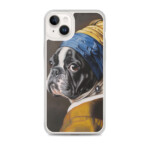 French Bulldog Case for iPhone - Pearl Earring - Image 2