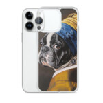 French Bulldog Case for iPhone - Pearl Earring - Image 5
