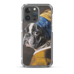 French Bulldog Case for iPhone - Pearl Earring - Image 12