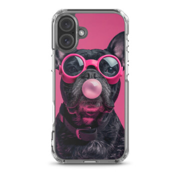 French Bulldog Case for iPhone - Bubblegum