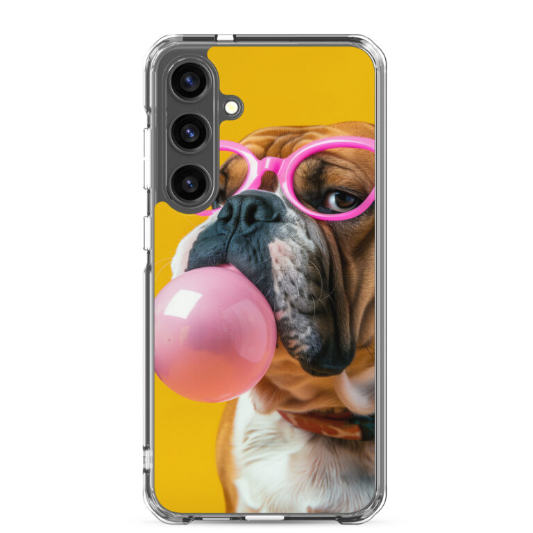 english bulldog case for samsung - bubblegum