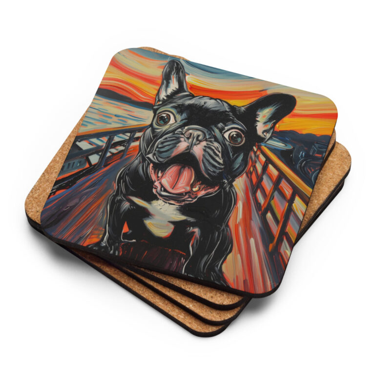 french bulldog coaster - the bark