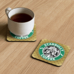 English Bulldog Coaster - Starbully Coffee - Image 2
