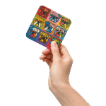 English Bulldog Coaster - Pop Faces - Image 3