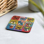 English Bulldog Coaster - Pop Faces - Image 4