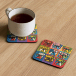 English Bulldog Coaster - Pop Faces - Image 2