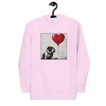 English Bulldog Hoodie - Bullksy - Lavender, S