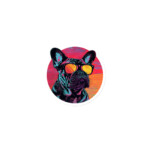 French Bulldog Magnet - Round 1 - 3x3