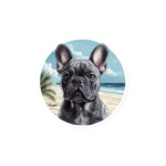 French Bulldog Magnet - Round 31 - 4x4