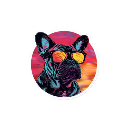 French Bulldog Magnet - Round 1 - 4x4