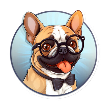 French Bulldog Magnet - Round 13