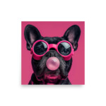French Bulldog Poster - Bubblegum - Image 4
