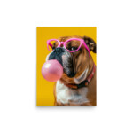 English Bulldog Poster - Bubblegum - Image 7