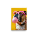 English Bulldog Poster - Bubblegum - Image 8