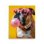 English Bulldog Poster - Bubblegum - Image 11