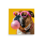 English Bulldog Poster - Bubblegum - Image 12