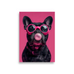 French Bulldog Poster - Bubblegum - Image 2