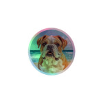 English Bulldog Holographic Sticker - Round 11 - 3x3
