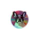 French Bulldog Holographic Sticker - Round 27 - Image 2