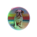 English Bulldog Holographic Sticker - Round 10 - Image 3