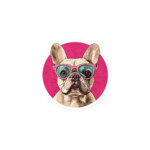 French Bulldog Sticker - Round 22 - 3x3