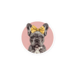 French Bulldog Sticker - Round 67 - Image 2
