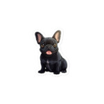 French Bulldog Sticker - Sit 78 - Image 2