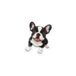 French Bulldog Sticker - Sit 58 - Image 2