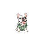 French Bulldog Sticker - Sit 54 - Image 2