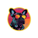 French Bulldog Sticker - Round 1 - 4x4