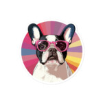 French Bulldog Sticker - Round 27 - Image 3