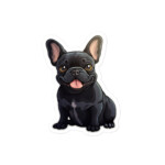 French Bulldog Sticker - Sit 78 - Image 3