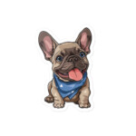 French Bulldog sticker - Sit 65 - Image 3